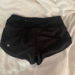 Black lululemon shorts